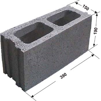 Gạch block xây tường 150
